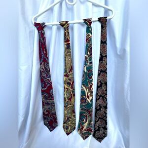 Principe Bundle of 4 Neck Ties Various Styles & Sizes EPC